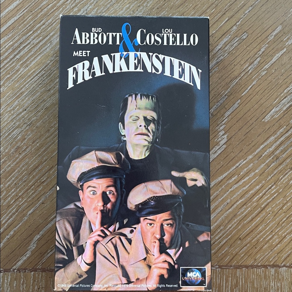 Abbott & Costello Meet Frankenstein VHS Tape
